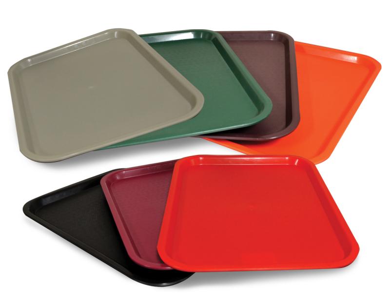 12" x 16" Green Fast Food Tray